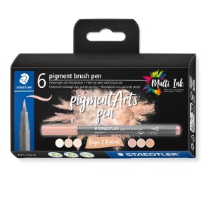 Pigment Arts Pen - 6 Beige & Neutrale farver
