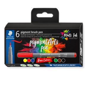 Pigment Arts Pen - 6 Basis Farver
