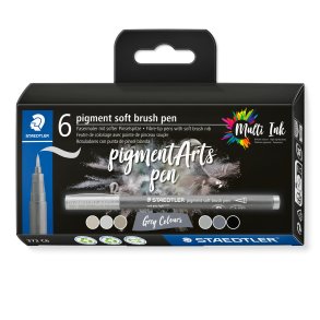 Pigment Arts Pen - 6 Gr Farver