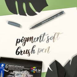 Pigment Arts Pen - 6 Gr Farver