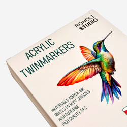 Roholt Studio, 36-stk. Akryl Twinmarkers