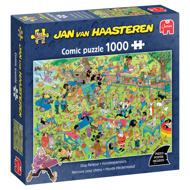 Puslespil af JVH "Dog Parkour" 1000 Brikker