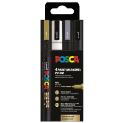 POSCA PC-3M 0,9 - 1,3 mm  (BWGS) Sortiment