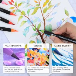 Mobee - Watercolor Brushpens 48-Pak