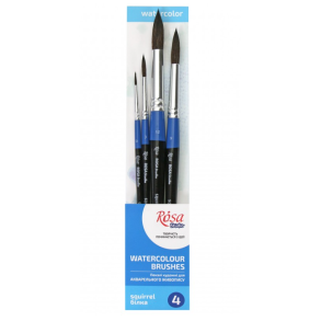 Rosa Akvarelpensler (15), Egernhr - 4-Pak 