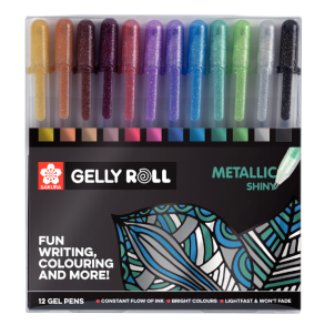 Gelly Roll 12-Pak - Metallic Shiny