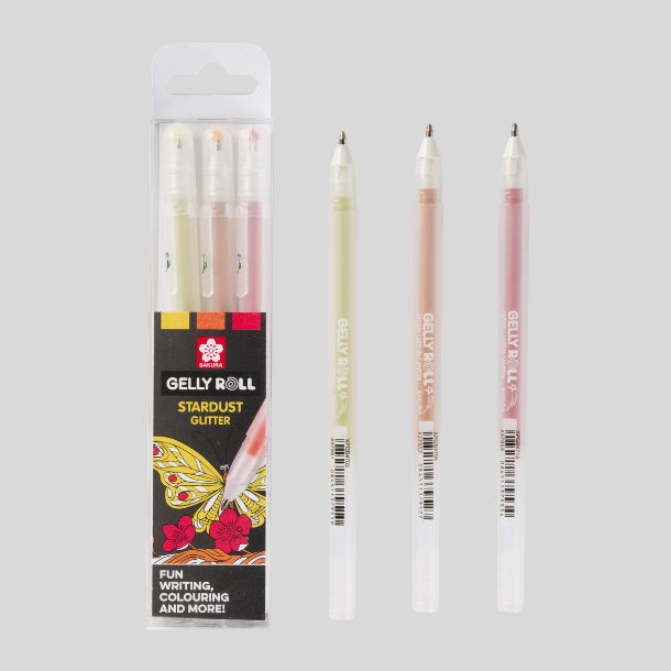 Gelly Roll Stardust 3-Pak - Happy