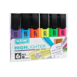 Mobee - Highlighters Neonfarver 6-pak