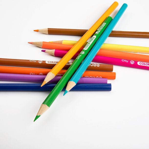 Mobee - Farveblyanter 12-Pak