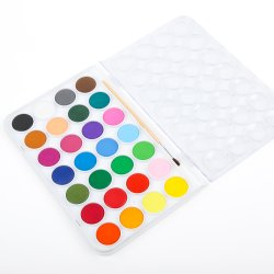 Mobee Akvarelst i Plastikske - 28-Pak