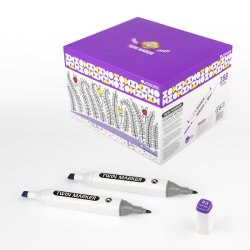 Mobee - 168-Stk Pro Twin Marker + Blok A4