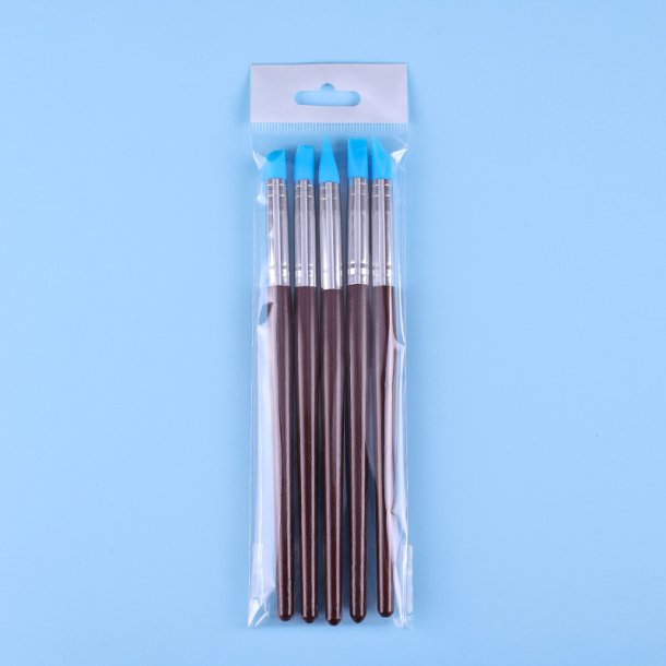 Silikonepenselst - 5-Pak