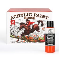 Mobee Akrylmalingst 60 ml. - 20-Pak