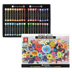 Mobee Blde Oliepasteller, Pastelfarver - 36+2-Pak 