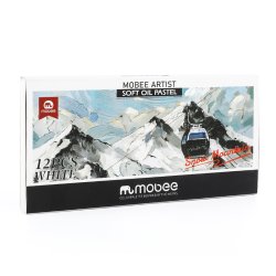 Mobee Hvide Oliepasteller - 12-pak