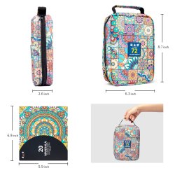 H&B "Mandala" Penalhus m. Farveblyanter - 72-Pak