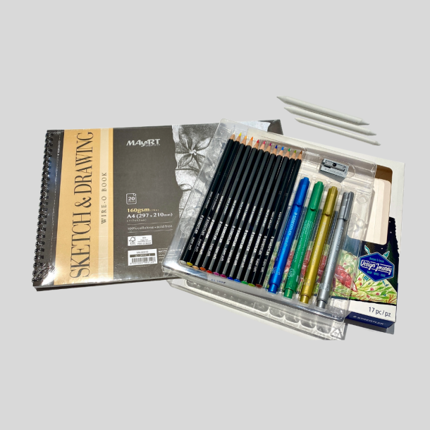 Startpakke til Tegning - Drawing edition