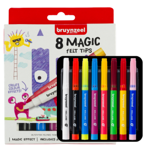 Magisk Filtspids Tuscher, 8-pak