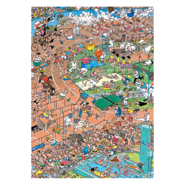 Puslespil af JvH "Summer Games, Paris" 1000 Brikker