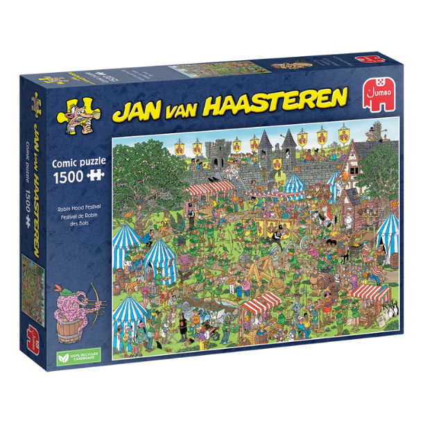 Puslespil af JvH "Robin Hood Festival" 1500 Brikker