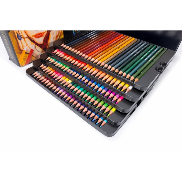 H&B Akvarelblyanter i Metalske - 120-stk.