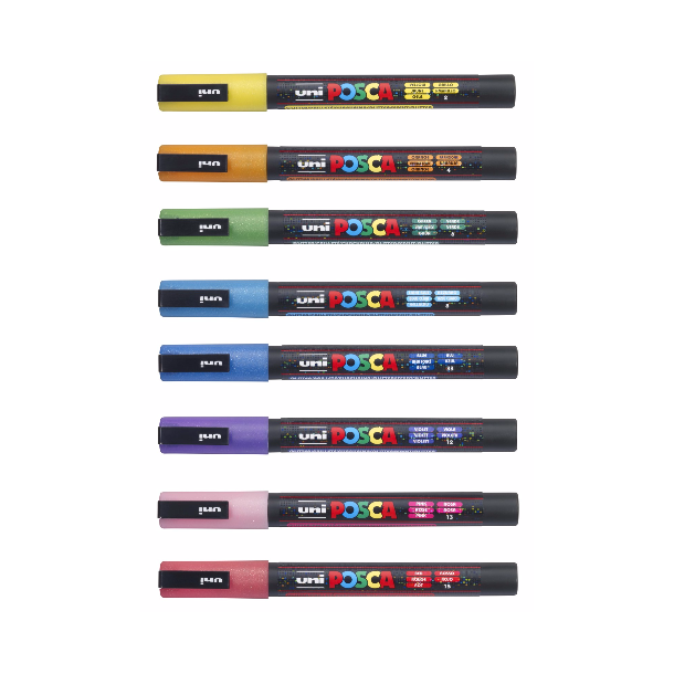 POSCA PC-3M 0,9 - 1,3 mm Fuldt Sortiment (1x45)