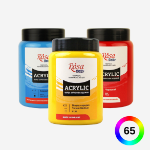 Rosa Akrylmaling 400ml.