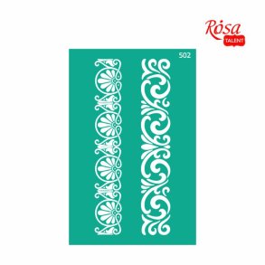 ROSA Talent Curb Reusable Adhesive Stencil 