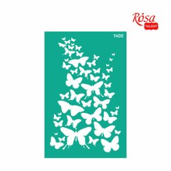 ROSA Talent Reusable Adhesive Stencil "Butterfly 1400 13x20cm