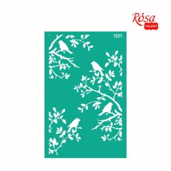 ROSA Talent Reusable Adhesive Stencil "Animals 1501 13x20cm