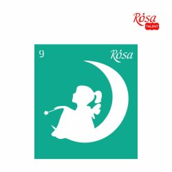 ROSA Talent Reusable Adhesive Stencil "Love 9 9x10cm