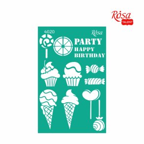 ROSA Talent Reusable Adhesive Stencil 