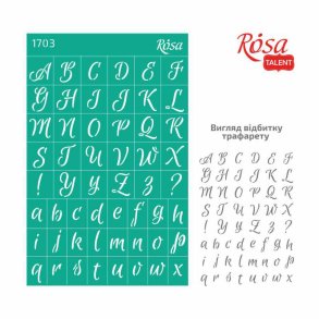 ROSA Talent Reusable Adhesive Stencil 