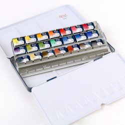 Rosa Gallery "Classic" Akvarelbrikker - 21-helpan st