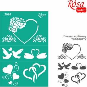 ROSA Talent Reusable Adhesive Stencil 