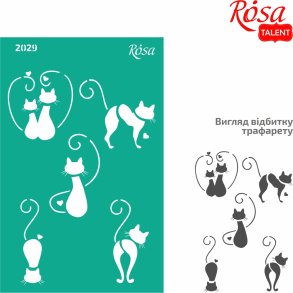 ROSA Talent Reusable Adhesive Stencil 