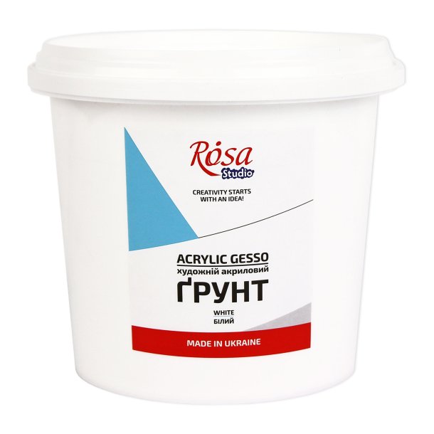 Rosa Hvid Gesso, 1000 ml.