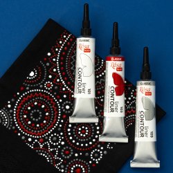  Rosa Akryl Contour Liners, 20ml.