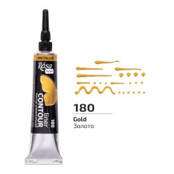  Rosa Akryl Contour Liners, 20ml.