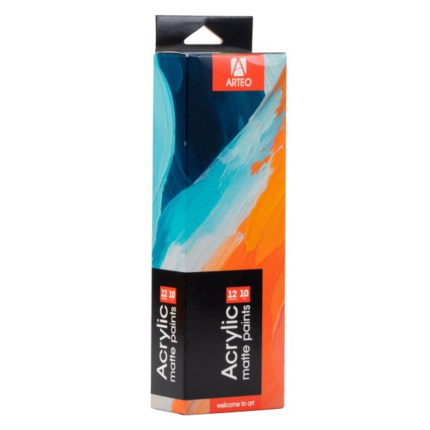 Arteo Mat Akryls�t 12x10ml. - Abstract Art