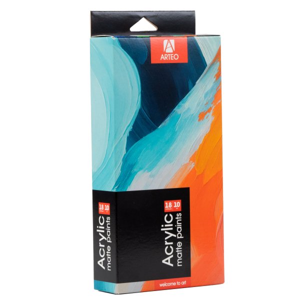 Arteo Mat Akryls�t 18x10ml. - Abstract Art