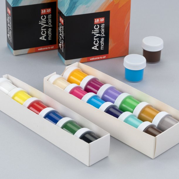 Arteo Mat Akryls�t 18x10ml. - Abstract Art