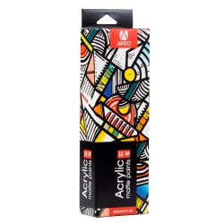 Arteo Mat Akryls�t 12x10ml. - Geometric Shapes