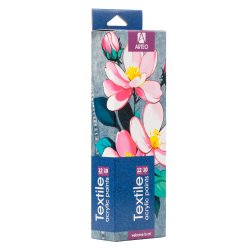 Arteo Tekstil Akryls�t 12x10ml. - Pink Cosmosflowers