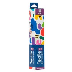 Arteo Tekstil Akryls�t 6x10ml. - Colorful Blops