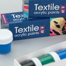 Arteo Tekstil Akryls�t 6x10ml. - Colorful Leopard
