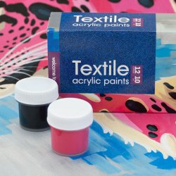 Arteo Tekstil Akryls�t 12x10ml. - Colorful Leopard