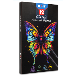 H&B Oliebaserede Farveblyanter 12-stk. - Classic