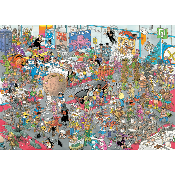 NYHED! Puslespil af JVH 2i1 "Give us some space &amp; All dressed up" 2x1000 Brikker