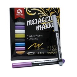 Mobee - Metallic Markers 12-Pak